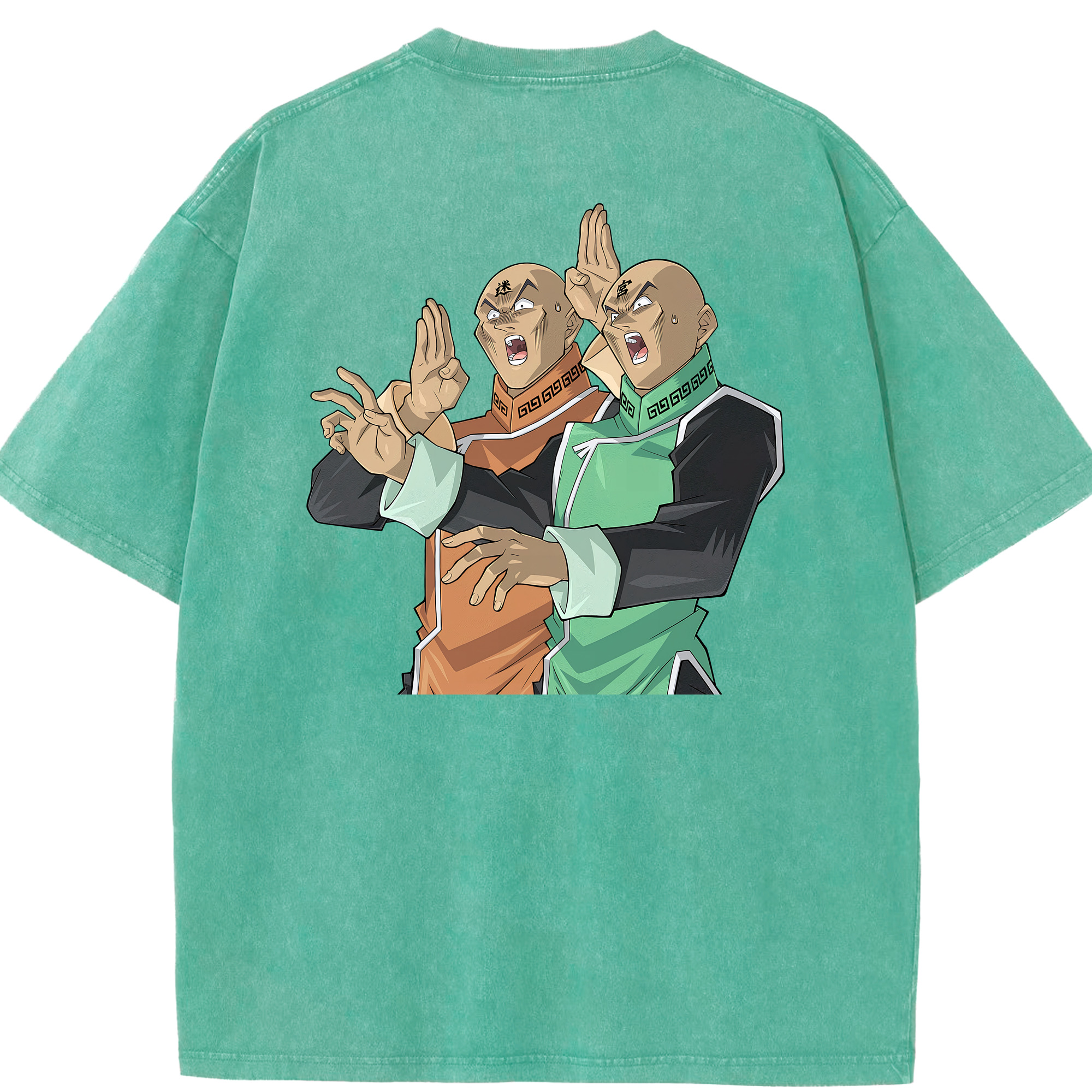 （画像用） 遊☆戯☆王 Yu-Gi-Oh! 綿100% ヴィンテージ風 半袖Tシャツ（背面プリント）